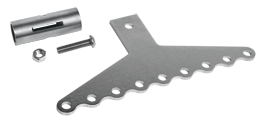 Fächer-Set für 9 Stück Fächeraufleitungen für Begrünung parallel zur Wand