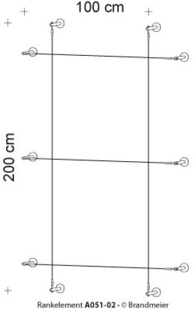 Begrünungssystem A051-02 mit Abstandhalter Serie 100.18.L