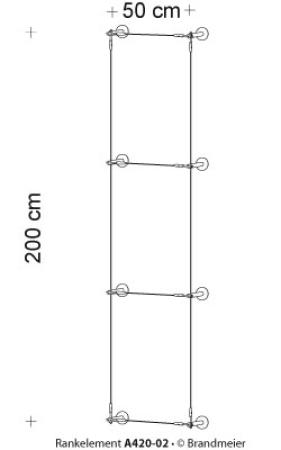 Begrünungssystem A420-02 mit Abstandhalter Serie 100.14.V/SXS