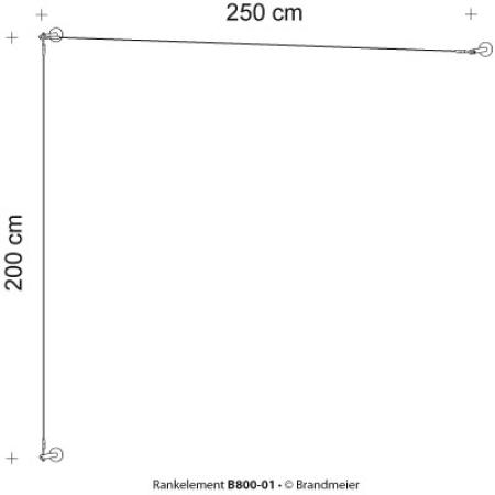 Begrünungssystem B800-01 mit Abstandhalter Serie 100.9.V/SXS