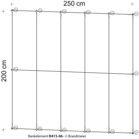 Begrünungssystem B415-06 mit Abstandhalter Serie 100.9.L
