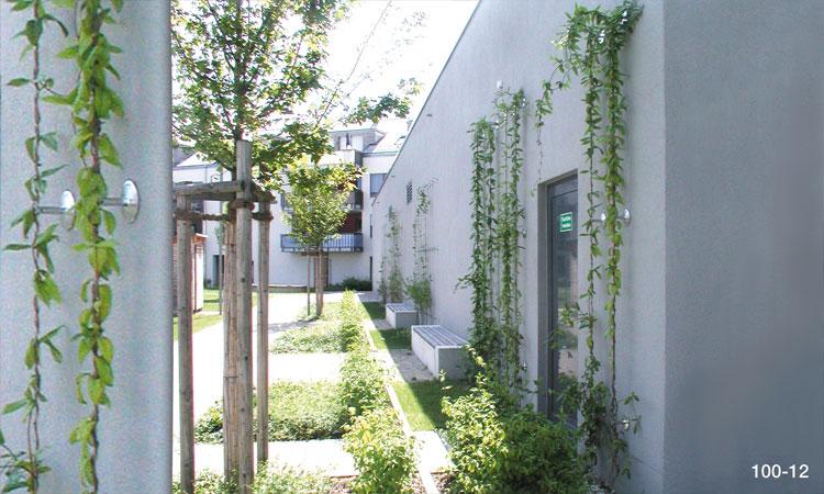 Begrünungssystem B415-09 mit Abstandhalter Serie 100.14.V/SXS