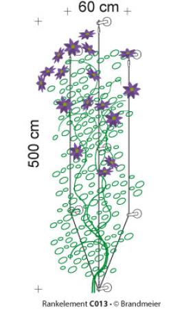 Begrünungssystem C013 mit Abstandhalter Serie 100.9.V/SXS