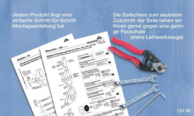 Begrünungssystem A071-02 mit Abstandhalter Serie 124.L