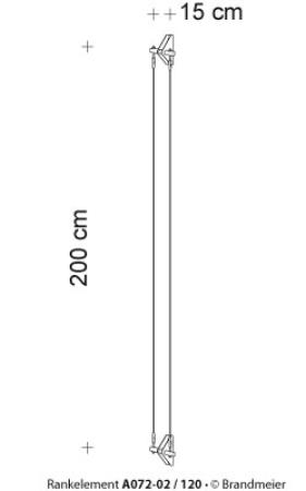 Begrünungssystem A072-02 mit Abstandhalter Serie 120.V