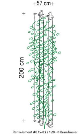 Begrünungssystem A075-02 mit Abstandhalter Serie 120.H