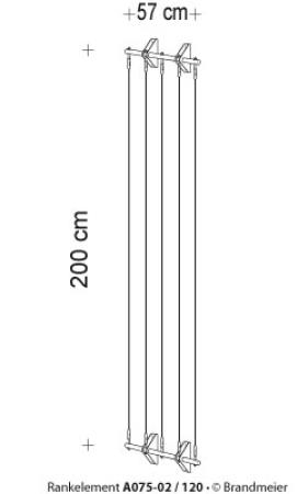 Begrünungssystem A075-02 mit Abstandhalter Serie 120.V
