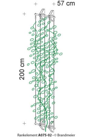 Begrünungssystem A075-02 mit Abstandhalter Serie 124.V