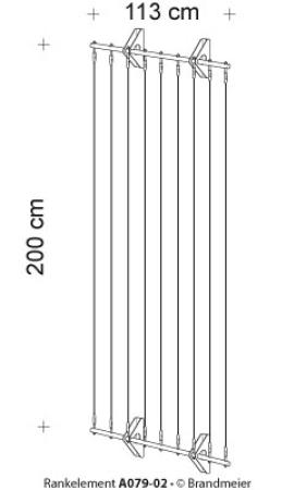 Begrünungssystem A079-02 mit Abstandhalter Serie 124.V