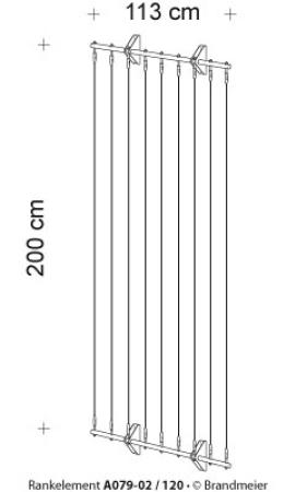 Begrünungssystem A080-02 mit Abstandhalter Serie 120.L