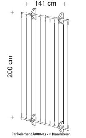 Begrünungssystem A080-02 mit Abstandhalter Serie 124.L