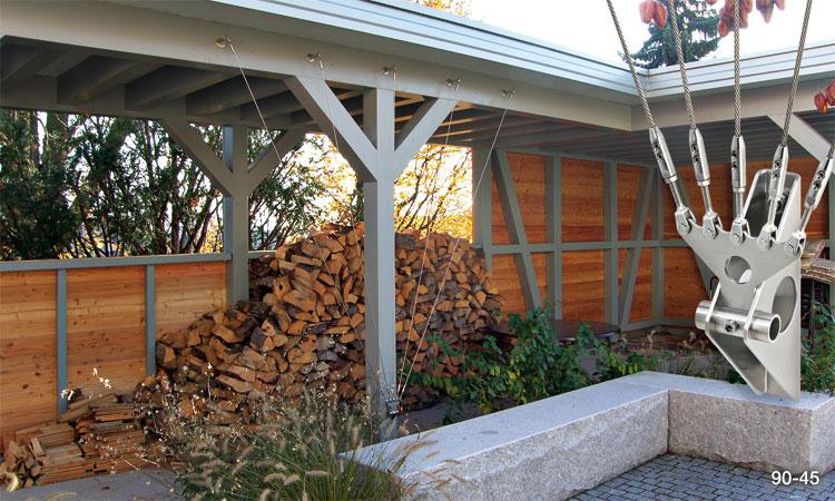 Begrünungssysteme B607-02 mit Abstandhalter Serie 60.6.H/120.H