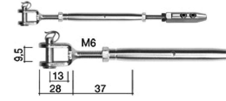 Wantenspanner mit Gabel breit
