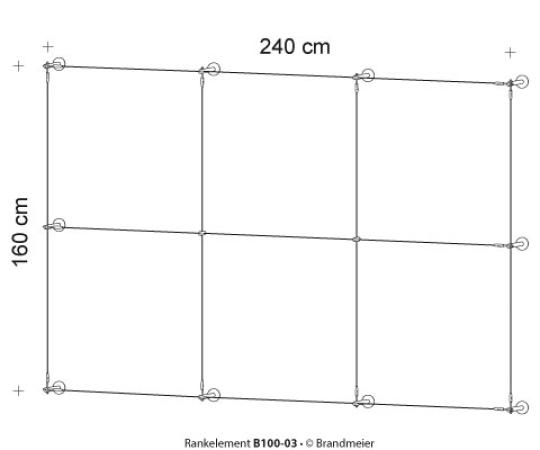 Begrünungssystem B100-03 mit Abstandhalter Serie 100.18.L