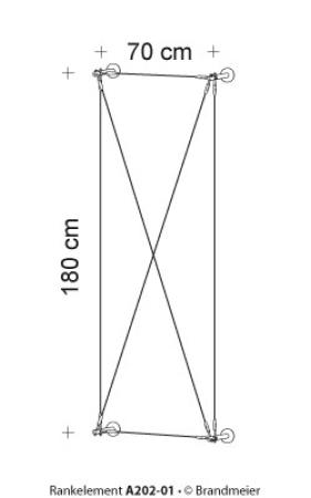 Begrünungssystem A202-01 mit Abstandhalter Serie 100.9.L