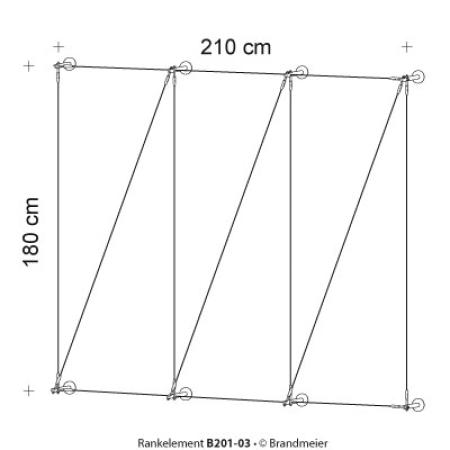 Begrünungssystem B201-03 mit Abstandhalter Serie 100.18.L
