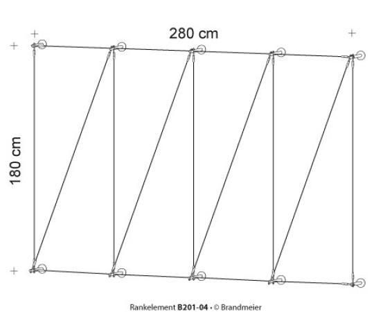 Begrünungssystem B201-04 mit Abstandhalter Serie 100.18.L
