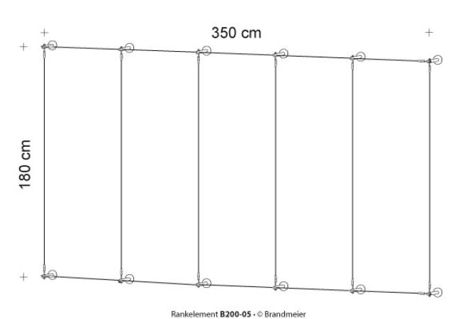 Begrünungssystem B200-05 mit Abstandhalter Serie 100.14.L