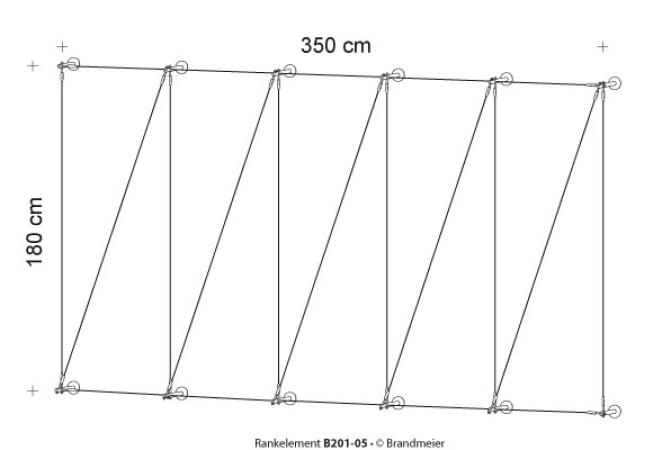 Begrünungssystem B201-05 mit Abstandhalter Serie 100.9.V/SXS