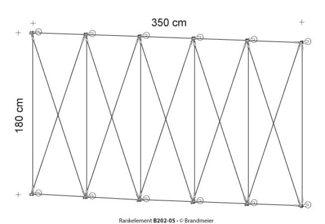 Begrünungssystem B202-05 mit Abstandhalter Serie 100.9.L