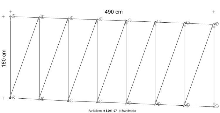 Begrünungssytem B201-07 mit Abstandhalter Serie 100.9.L