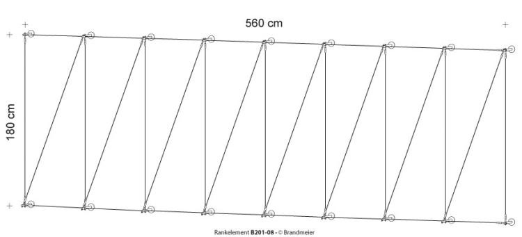 Begrünungssystem B201-08 mit Abstandhalter Serie 100.14.L