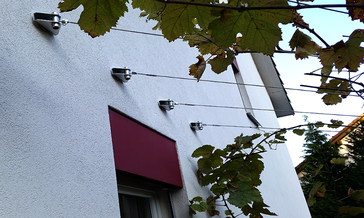 Einfach gewünschte Anwendung auswählen und als Set bestellen: Halter Serie 120 + Tragrohr für 2 Seile = Set