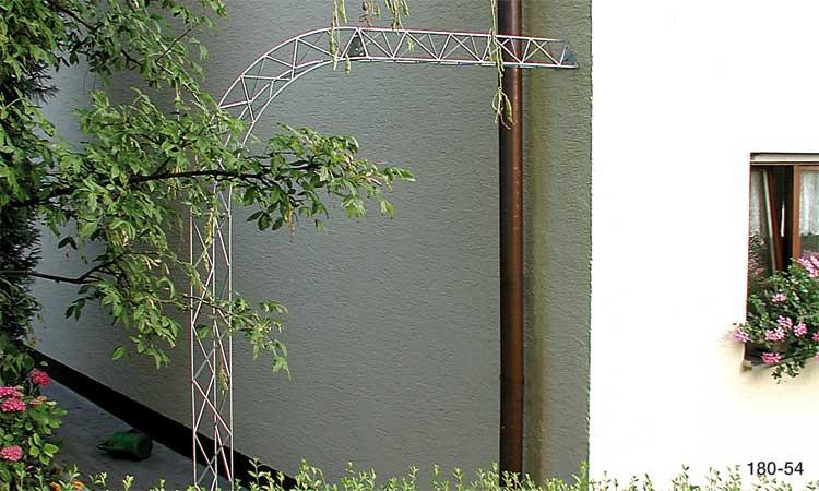 Rosenbogen-Set einseitig mit Rundbogen