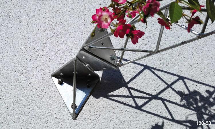 Rosenbogen-Set einseitig mit Rundbogen