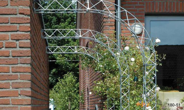Rosenbogen-Set einseitig mit Rundbogen