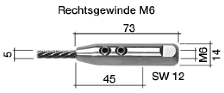 Edelstahlseile zwischen Granitstelen, Naturstein- oder Betonmauern