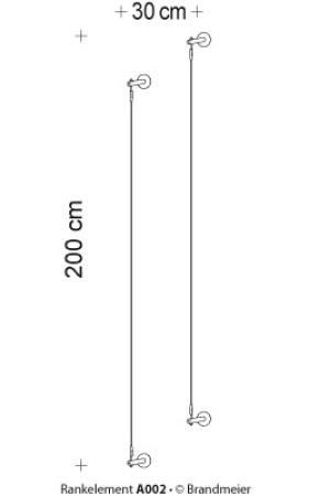 Begrünungssystem A002 mit Abstandhalter Serie 60
