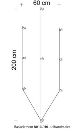 Begrünungssystem A013 mit Abstandhalter Serie 40