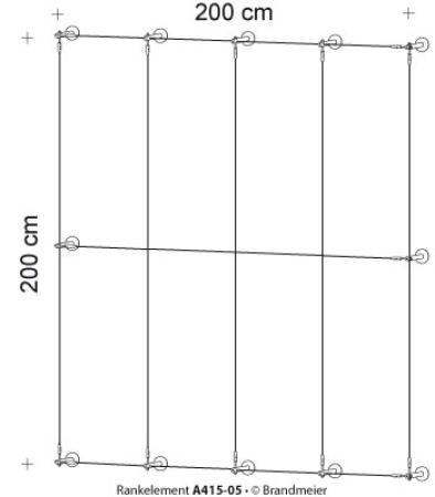 Begrünungssystem A415-05 mit Abstandhalter Serie 60