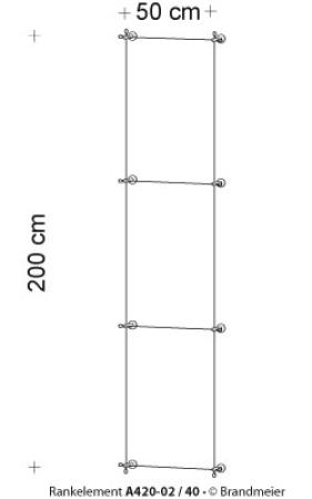 Begrünungssystem A420-02 mit Abstandhalter Serie 40