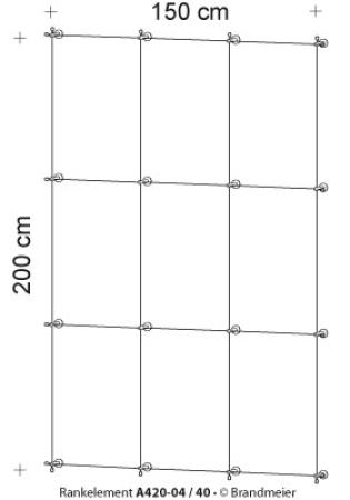 Begrünungssystem A420-04 mit Abstandhalter Serie 40