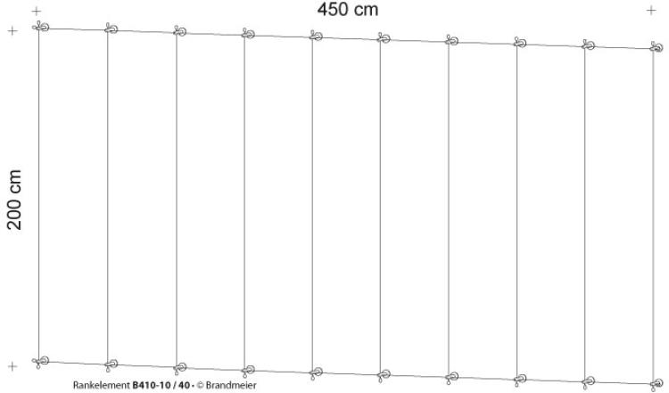 Begrünungssystem B410-10 mit Abstandhalter Serie 40