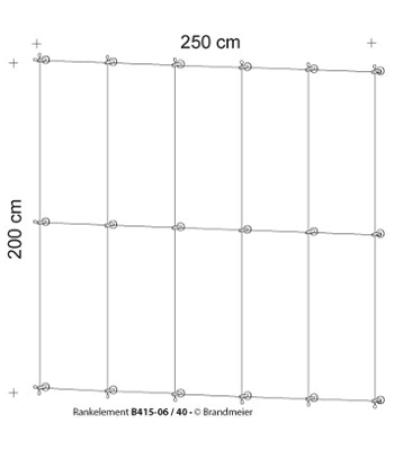 Begrünungssystem B415-06 mit Abstandhalter Serie 40