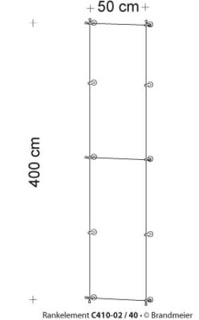 Begrünungssystem C410-02 mit Abstandhalter Serie 40