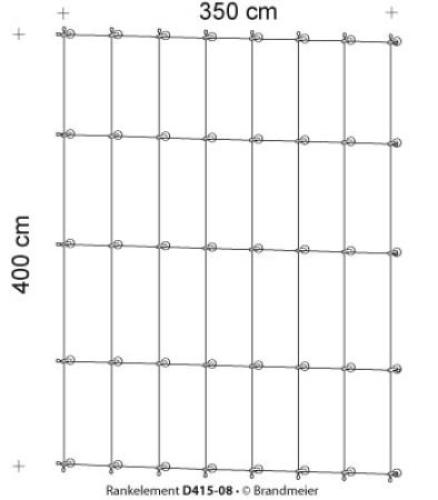 Begrünungssystem D415-08 mit Abstandhalter Serie 40