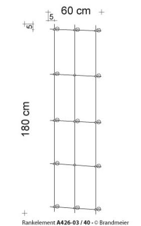 Begrünungssystem A426-03 mit Abstandhalter Serie 40