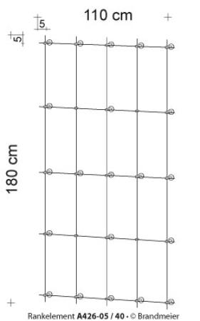 Begrünungssystem A426-05 mit Abstandhalter Serie 40