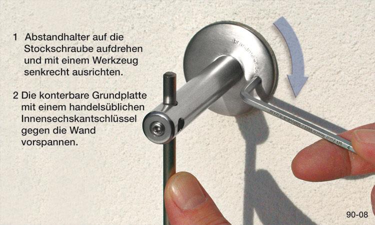 Begrünungssystem B420-06 mit Abstandhalter Serie 90